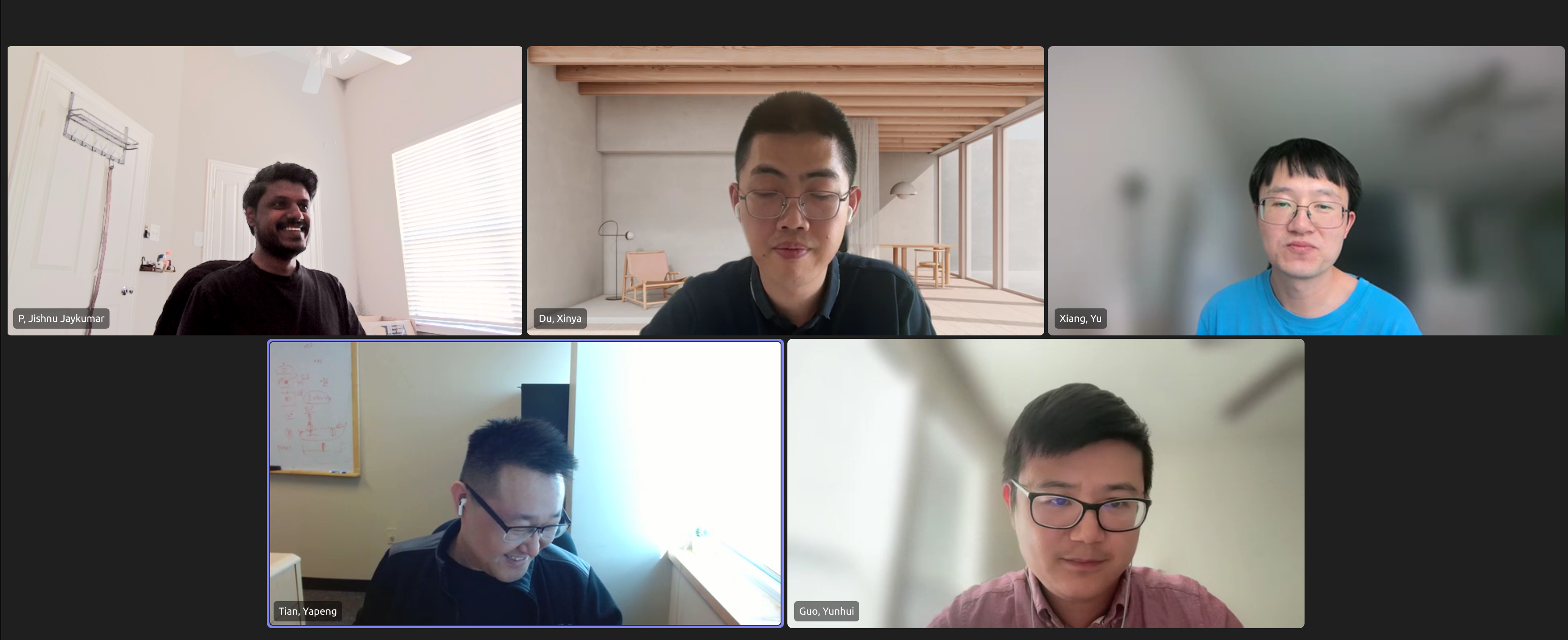 PhD thesis proposal defense — Jishnu Jaykumar P with committee: Yu Xiang (chair), Xinya Du, Yunhui Guo, Yapeng Tian